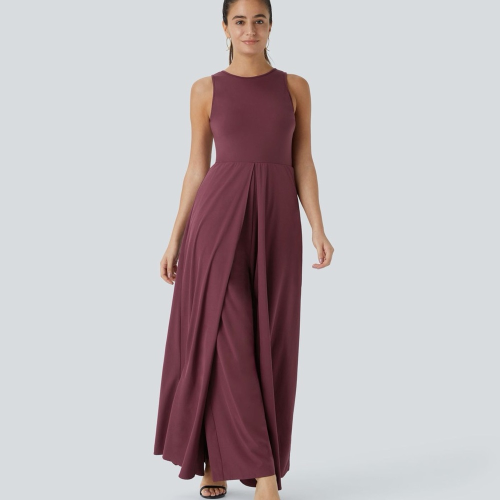 Halara Jumpsuit With Maxi Skirt Overlay - Picture 10 of 10